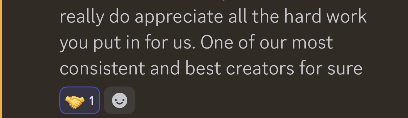 "One of our most consistent and best creators"